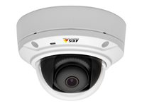 AXIS M3025-VE Network Camera - Cámara de vigilancia de red - cúpula - para exteriores - a prueba de vándalos / impermeable - color (Día y noche) - 2 MP - 1920 x 1080 - montaje M12 - iris fijo - focal fijado - LAN 10/100 - MPEG-4, MJPEG, H.264 - PoE Class 2 0536-001