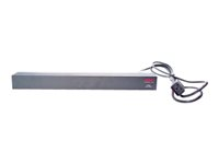 APC Basic Rack-Mount PDU - Unidad de distribución de alimentación (montaje en bastidor) - CA 208/230 V - input: IEC 60320 C20 - conectores de salida: 12 (IEC 60320 C13) - 1U - 19" - 2.5 m cable - negro - para P/N: SMTL1000RMI2UC, SMX1000C, SMX1500RM2UC, SMX1500RM2UCNC, SMX750C, SMX750CNC AP9565