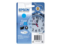 Epson 27XL - 17.7 ml - XL - cián - original - blíster con alarma de RF - cartucho de tinta - para WorkForce WF-3620, WF-3640, WF-7110, WF-7610, WF-7620, WF-7715, WF-7720 C13T27124022