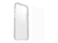 OtterBox Symmetry Series - Carcasa trasera para teléfono móvil - transparente - con protector de pantalla Alpha Glass - para Apple iPhone 13 78-80607