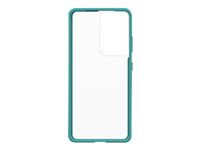 OtterBox React Series - Carcasa trasera para teléfono móvil - agua marina - para Samsung Galaxy S21 Ultra 5G 77-81565