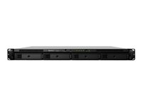 Synology RackStation RS820+ - Servidor NAS - 4 compartimentos - montaje en bastidor - SATA 6Gb/s - RAID 0, 1, 5, 6, 10, JBOD - RAM 2 GB - Gigabit Ethernet - iSCSI soporta - 1U RS820+