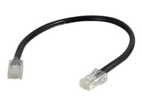 C2G Cat5e Non-Booted Unshielded (UTP) Network Patch Cable - Cable de interconexión - RJ-45 (M) a RJ-45 (M) - 3 m - UTP - CAT 5e - trenzado, uniboot - negro 83044