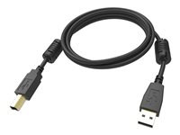 Vision Professional - Cable USB - USB (M) a USB Tipo B (M) - USB 2.0 - 2 m - negro TC 2MUSB/BL