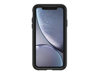 OtterBox Otter + Pop Symmetry Series - Carcasa trasera para teléfono móvil - policarbonato, goma sintética - negro - para Apple iPhone XR 77-61721