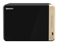 QNAP TS-664 - Servidor NAS - 6 compartimentos - SATA 6Gb/s - RAID 0, 1, 5, 6, 10, 50, JBOD, 60 - RAM 4 GB - 2.5 Gigabit Ethernet - iSCSI soporta TS-664-4G