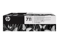 HP 711 - Negro, amarillo, cián, magenta - cabezal de impresión - para DesignJet T100, T120, T120 ePrinter, T125, T130, T520, T520 ePrinter, T525, T530 C1Q10A