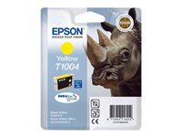 Epson T1004 - 11.1 ml - amarillo - original - blíster con alarmas de RF/acústica - cartucho de tinta - para Stylus SX510, SX515, SX600, SX610; Stylus Office B1100, B40, BX310, BX600, BX610 C13T10044020