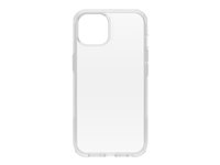 OtterBox Symmetry Series - Carcasa trasera para teléfono móvil - antimicrobiano - compatibilidad con MagSafe - policarbonato, goma sintética - transparente - para Apple iPhone 14 77-88608
