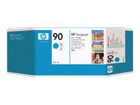 HP 90 - Paquete de 3 - 400 ml - cián - original - cartucho de tinta - para DesignJet 4000, 4000ps, 4020, 4020ps, 4500, 4500mfp, 4500ps, 4520, 4520 HD-MFP, 4520ps C5083A