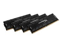 HyperX Predator - DDR4 - kit - 32 GB: 4 x 8 GB - DIMM de 288 espigas - 2666 MHz / PC4-21300 - CL13 - 1.35 V - sin búfer - no ECC - negro HX426C13PB3K4/32