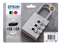 Epson 35 Multipack - Paquete de 4 - negro, amarillo, cián, magenta - original - blíster con alarmas de RF/acústica - cartucho de tinta - para WorkForce Pro WF-4720, WF-4720DWF, WF-4725DWF, WF-4730, WF-4740, WF-4740DTWF C13T35864020
