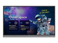 BenQ RM8603 - 86" Clase diagonal pantalla LCD con retroiluminación LED - interactivo - con matriz de 6 micrófonos, pantalla táctil (multitáctil) y pizarra interactiva integradas - 4K UHD (2160p) 3840 x 2160 - Direct LED 9H.F7DTK.DE3