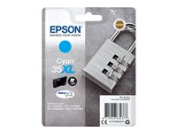 Epson 35XL - 20.3 ml - XL - cián - original - blíster - cartucho de tinta - para WorkForce Pro WF-4720, WF-4720DWF, WF-4725DWF, WF-4730, WF-4730DTWF, WF-4740, WF-4740DTWF C13T35924010