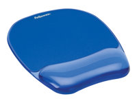 Fellowes Gel Crystal - alfombrilla de ratón con apoyamuñecas 9114120