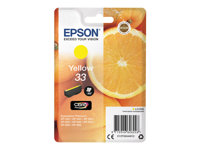 Epson 33 - 4.5 ml - amarillo - original - blíster - cartucho de tinta - para Expression Home XP-635, 830; Expression Premium XP-530, 540, 630, 635, 640, 645, 830, 900 C13T33444012