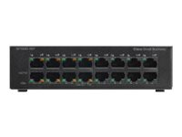 Cisco Small Business SF 100D-16P - Conmutador - sin gestionar - 8 x 10/100 (PoE) + 8 x 10/100 - sobremesa - PoE SF100D-16P-EU