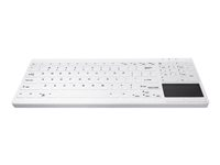 Active Key MedicalKey AK-C7412F - teclado - hospital - con panel táctil - español - blanco AK-C7412F-GUS-W/SP