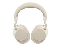 Jabra Evolve2 85 UC Stereo - Auricular - tamaño completo - Bluetooth - inalámbrico, cableado - cancelación de sonido activo - conector de 3,5 mm - aislamiento de ruido - beige 28599-989-898