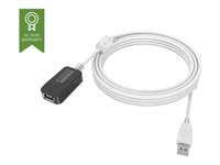 Vision Techconnect - Cable alargador USB - USB (H) a USB (M) - USB 2.0 - 5 m - activo - blanco TC 5MUSBEXT+