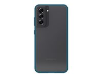 OtterBox React Series - Carcasa trasera para teléfono móvil - poliuretano, policarbonato - verde azulado - para Samsung Galaxy S21 FE 5G 77-84001