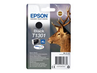 Epson T1301 - 25.4 ml - tamaño XL - negro - original - blíster - cartucho de tinta - para Stylus Office BX630, BX635, BX935; WorkForce WF-3010, 3520, 3530, 3540, 7015, 7515, 7525 C13T13014012