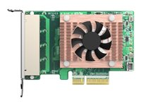 QNAP QXG-2G4T-I225 - Adaptador de red - PCIe 2.0 x4 perfil bajo - 2.5GBase-T x 4 - para QNAP TDS-16489, 16489U R2, TS-1886, 251, 2888, h1277, h1283, h977, TVS-1672, 672, 872, 972 QXG-2G4T-I225