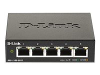 D-Link DGS 1100-05V2 - Conmutador - inteligente - 5 x 10/100/1000 - sobremesa DGS-1100-05V2