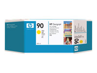 HP 90 - Paquete de 3 - 400 ml - amarillo - original - cartucho de tinta - para DesignJet 4000, 4000ps, 4020, 4020ps, 4500, 4500mfp, 4500ps, 4520, 4520 HD-MFP, 4520ps C5085A
