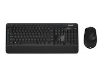 Microsoft Wireless Desktop 3050 - Juego de teclado y ratón - inalámbrico - 2.4 GHz - Portugués PP3-00011