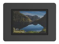 Compulocks Surface Go Security Lock Tablet Enclosure & Holder - Componente para montaje (caja) - para PC Tablet - bloqueable - aluminio de alta calidad - negro - interfaz de montaje: 100 x 100 mm - se puede instalar en la pared - para Microsoft Surface Go, Go 2 510GROKB