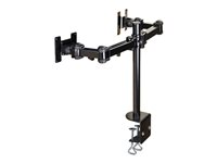 Neomounts by Newstar FPMA-D960D - Kit de montaje - full-motion - para 2 pantallas LCD - negro - tamaño de pantalla: 10"-27" - montable en pinza, montable en escritorio FPMA-D960D