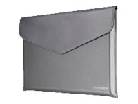 Toshiba Laptop Sleeve - Funda para portátil - 14" - plata con estructura de hilos - para Dynabook Toshiba Portégé Z40; Toshiba Tecra X40, Z40, Z40T; Tecra X40 PX1857E-1NCA?BDL