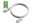 VISION Techconnect - Cable adaptador - DisplayPort macho enganchado a HDMI macho - 1 m - blanco - compatibilidad con 4K, activo