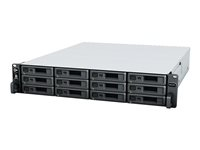 Synology RackStation RS2421+ - Servidor NAS - 12 compartimentos - montaje en bastidor - SATA 6Gb/s - RAID 0, 1, 5, 6, 10, JBOD - RAM 4 GB - Gigabit Ethernet - iSCSI soporta - 2U RS2421+