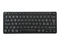 Targus Compact Multi-Device - Teclado - antimicrobiano - inalámbrico - Bluetooth 5.1 - italiano - negro AKB862IT