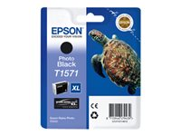 Epson T1571 - 25.9 ml - Photo Negro - original - blíster - cartucho de tinta - para Stylus Photo R3000 C13T15714010