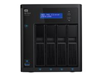 WD My Cloud PR4100 WDBNFA0640KBK - Pro Series - servidor NAS - 4 compartimentos - 64 TB - HDD 16 TB x 4 - RAID 0, 1, 5, 10, JBOD - RAM 4 GB - Gigabit Ethernet WDBNFA0640KBK-EESN