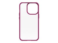 OtterBox React Series - Carcasa trasera para teléfono móvil - poliuretano, policarbonato - rosa fiesta - para Apple iPhone 13 Pro 77-85836