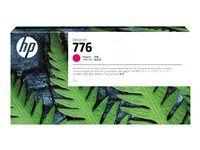 HP 776 - 1 L - gran capacidad - magenta - original - DesignJet - cartucho de tinta - para DesignJet Z9+ Pro 1XB07A