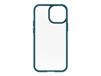 OtterBox React Series - Carcasa trasera para teléfono móvil - compatibilidad con MagSafe - transparente, verde azulado - para Apple iPhone 13 mini 77-85845