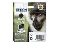 Epson T0891 - Negro - original - blíster con alarmas de RF/acústica - cartucho de tinta - para Stylus S21, SX110, SX115, SX210, SX215, SX218, SX400, SX410, SX415; Stylus Office BX300 C13T08914021