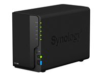 Synology Disk Station DS220+ - Servidor NAS - 2 compartimentos - SATA 6Gb/s - RAID 0, 1, JBOD - RAM 2 GB - Gigabit Ethernet - iSCSI soporta DS220+