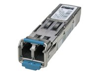 Cisco - Módulo de transceptor SFP (mini-GBIC) - GigE - 1000Base-LX, 1000Base-LH - modo simple LC/PC - hasta 10 km - 1310 nm - para Cisco 38XX, 39XX, 4451, 892; 250 Series; Catalyst 29XX, 3650, ESS9300; ME 3600; UCS 62XX GLC-LH-SMD=