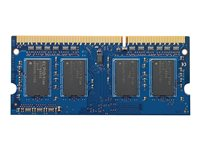HP - DDR3L - 4 GB - SO DIMM 204-PIN - 1600 MHz / PC3-12800 - 1.35 V - sin memoria intermedia - no ECC - para HP 250 G4; EliteBook 840 G1, 850 G2; EliteBook Folio 1020 G1; ProBook 440 G3; ZBook H6Y75AA