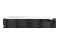 QNAP TS-864eU - Servidor NAS - 8 compartimentos - montaje en bastidor - SATA 6Gb/s - RAID 0, 1, 5, 6, 10, 50, JBOD, 60 - RAM 4 GB - 2.5 Gigabit Ethernet - iSCSI soporta - 2U TS-864EU-4G