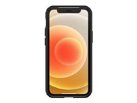 OtterBox React Series - Carcasa trasera para teléfono móvil - cristal negro - para Apple iPhone 12 mini 77-66168