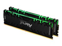 Kingston FURY Renegade RGB - DDR4 - kit - 16 GB: 2 x 8 GB - DIMM de 288 contactos - 4600 MHz / PC4-36800 - CL19 - 1.5 V - sin búfer - no ECC - negro KF446C19RBAK2/16