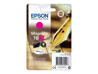 Epson 16XL - 6.5 ml - XL - magenta - original - blíster con alarmas de RF/acústica - cartucho de tinta - para WorkForce WF-2010, 2510, 2520, 2530, 2540, 2630, 2650, 2660, 2750, 2760 C13T16334022