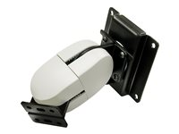 Ergotron 100 Series - Kit de montaje (pivote doble) - para pantalla plana - gris, negro - tamaño de pantalla: hasta 32" 47-093-800